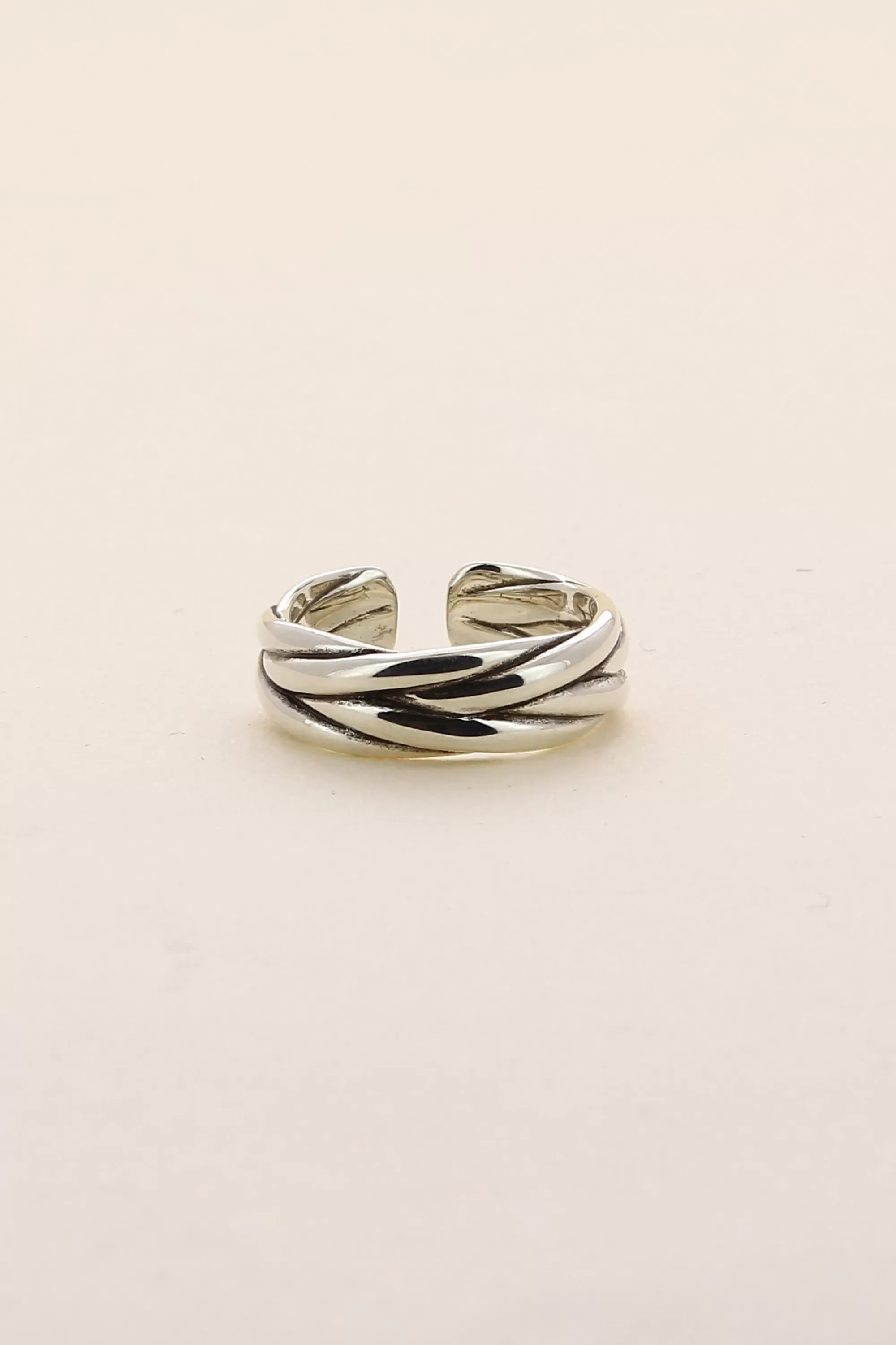 Philippe Audibert Bague Homme Mira Argente New